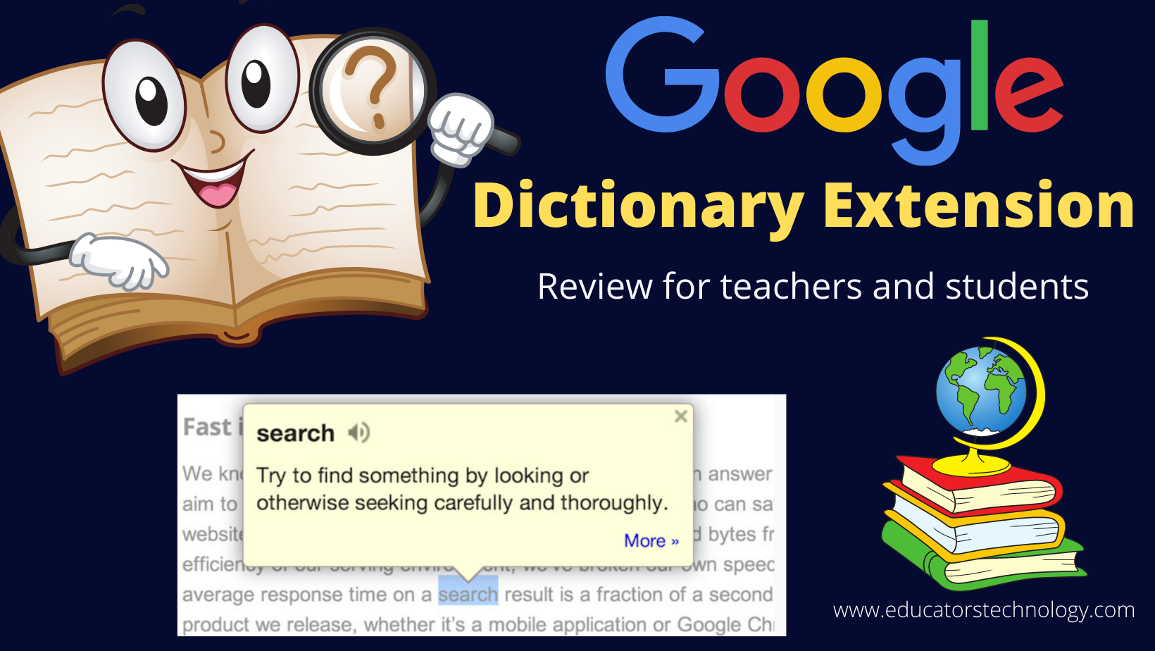 Google Dictionary extension