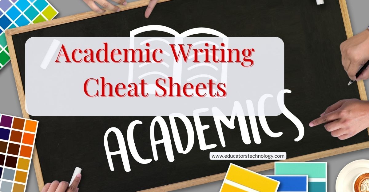Academic writing cheat sheet