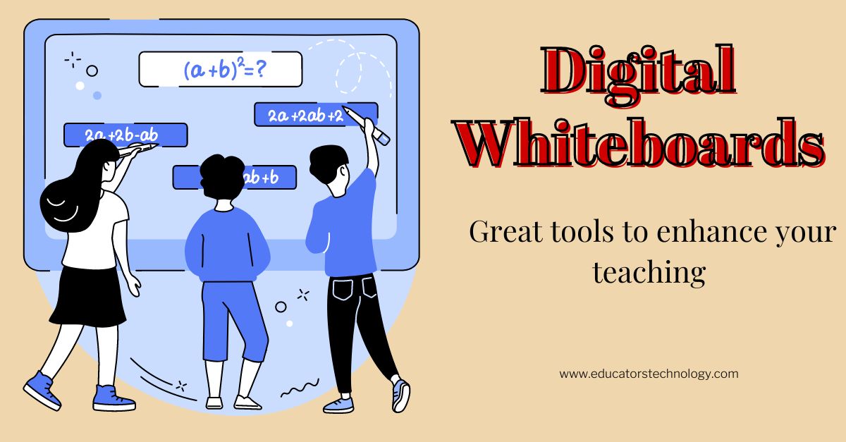 Interactive digital whiteboards