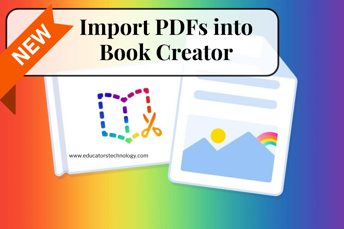 Pdf import. Как работать с book creator. Book creator.