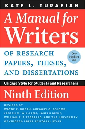 A Manual for Writers of Research Papers
