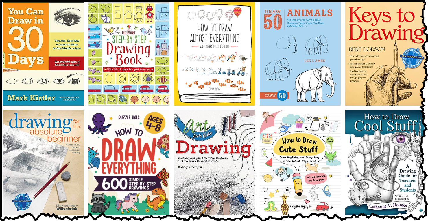 Best Drawing Books For Beginners To Learn To Draw: My Books Reviews